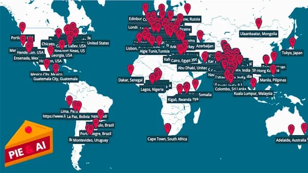 Location of Pie & AI events 