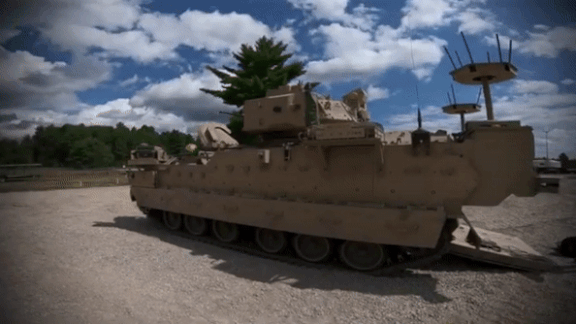 Robot Tanks on the March