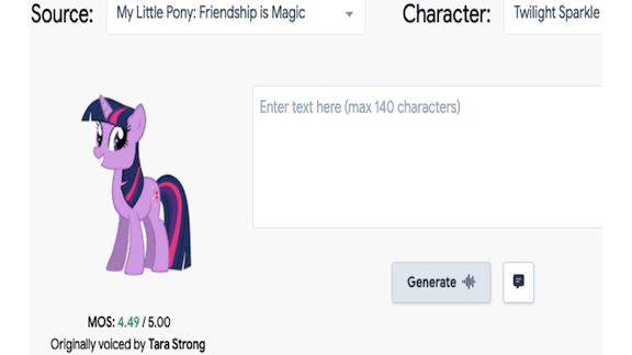 Voice Cloning for the Masses: An AI project clones cartoon character voices.
