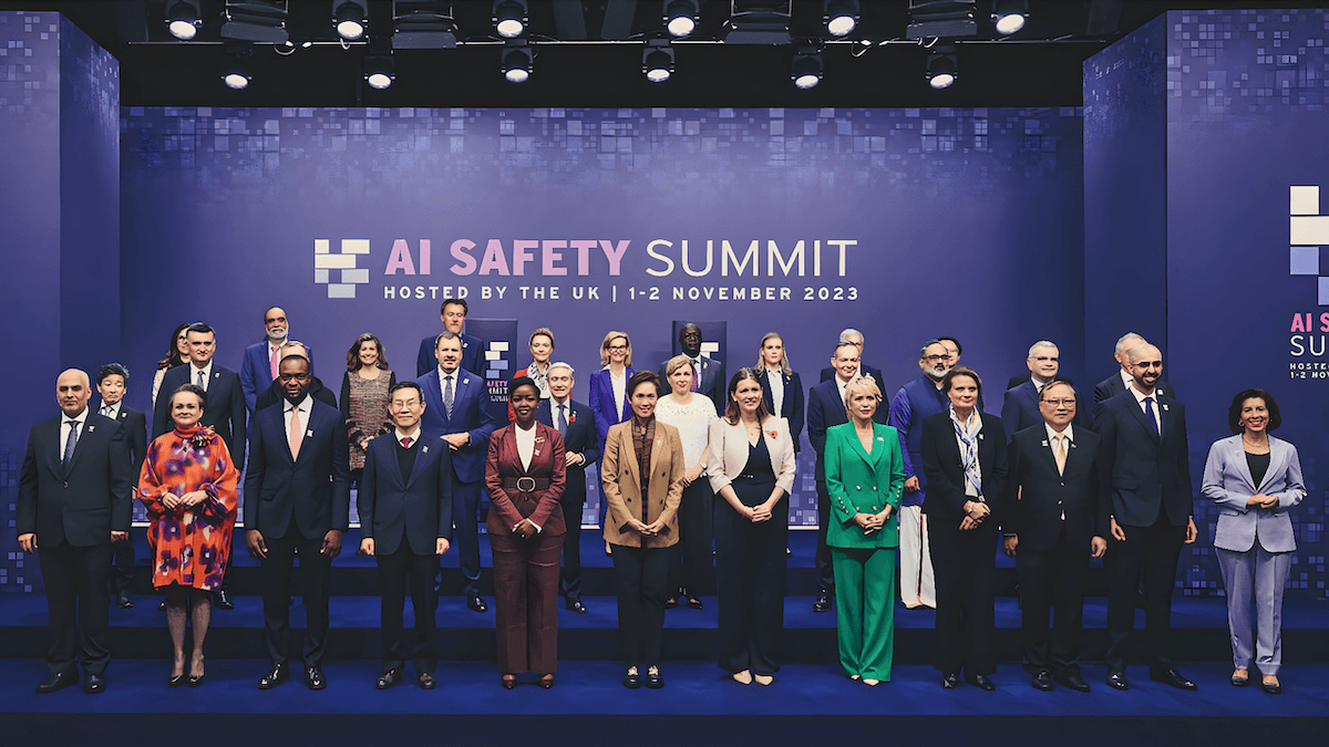 AI Safety Summit Mulls Risks: Countries and tech giants collaborate on global AI safety regulation.