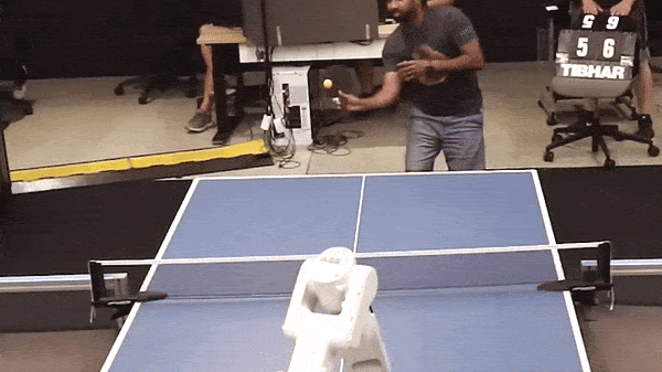 Robot Server: Google’s table tennis robot triumphs over beginners
