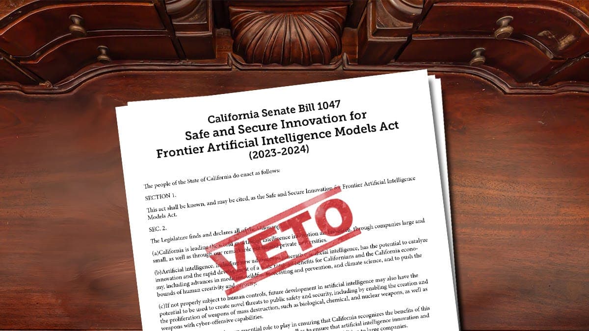 A Victory for Innovation and Open Source: California’s governor vetoed SB 1047, which would have hurt innovation without making anyone safer. Now let’s work on mitigating AI’s real risks and realizing its potential benefits.