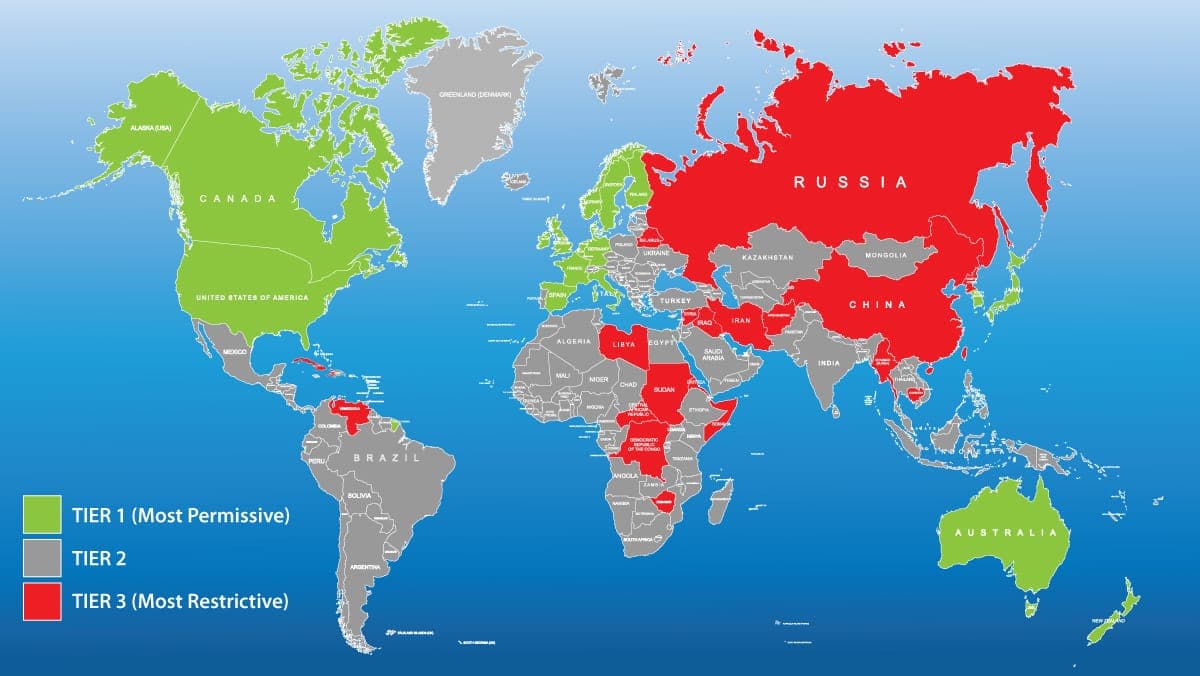 U.S. Moves to Expand AI Export Restrictions: New U.S. rules limit AI tech access worldwide, reshaping global markets