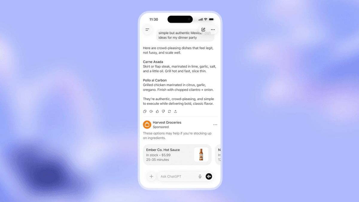 ChatGPT Shows Ads: OpenAI tests advertisements for U.S. chatbot users in free and lower-cost tiers