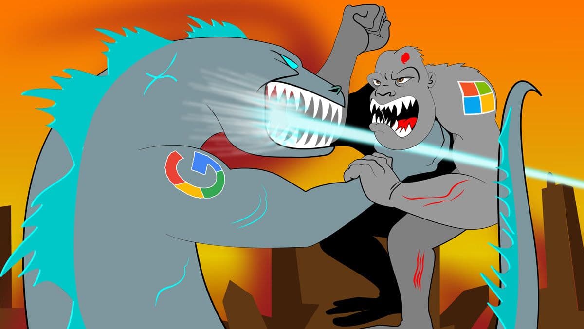 Search War!: Google and Microsoft both announce AI-Powered search.