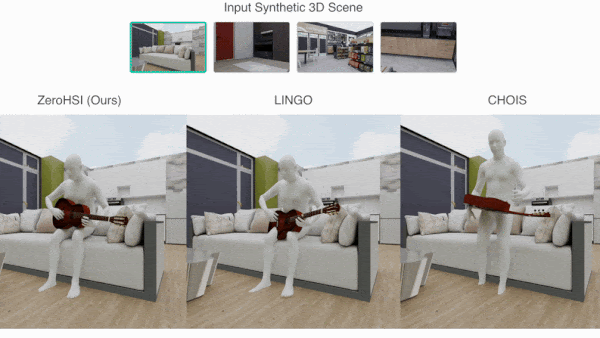 Human Action in 3D: Stanford researchers use generated video to animate 3D interactions without motion capture